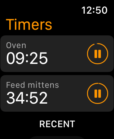 Multiple Timers running on watchOS 8