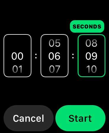 Manually setting a custom Timer in watchOS 8