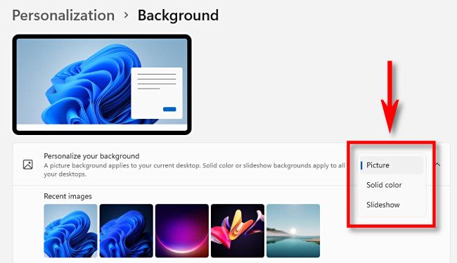 How to Change the Desktop Background on Windows 11