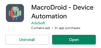 Install MacroDroid.