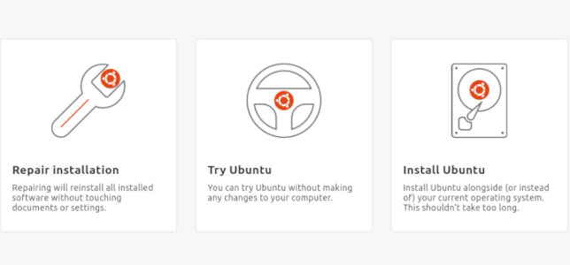 The new Ubuntu Flutter-based installer