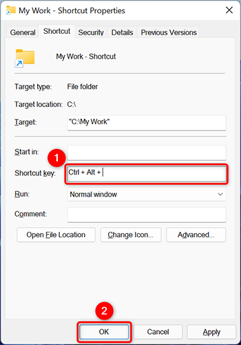 How to Set a Keyboard Shortcut to Open a Folder on Windows 11