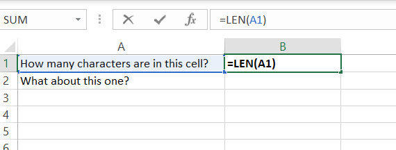 How To Count Characters In Microsoft Excel 1415