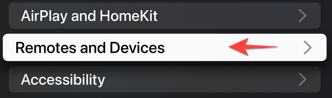 Select "Remote and Devices."