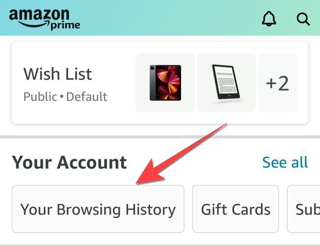 How to See Your Product Viewing History on Amazon