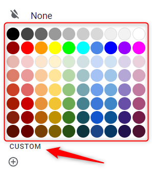 Select a highlight color.