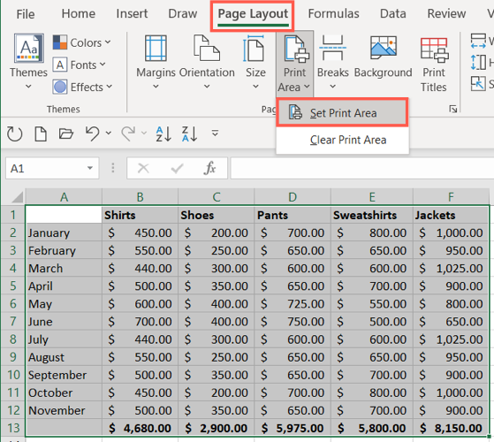 how-to-set-the-print-area-in-microsoft-excel