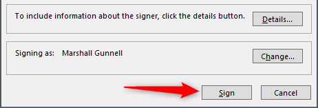 Sign with your digital signature.