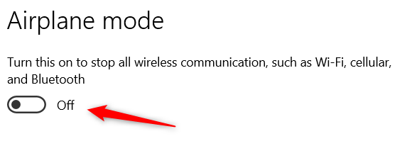 How to Turn Off Airplane Mode on Windows 10 (or Permanently Disable It)