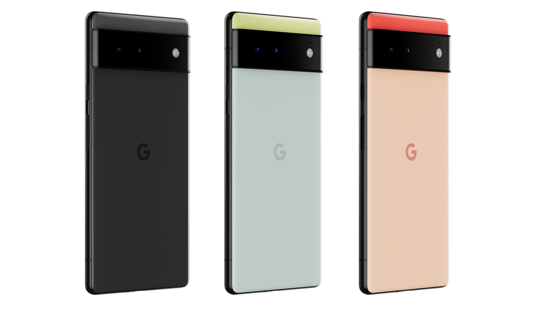 The Google Pixel 6 in all its colorways.