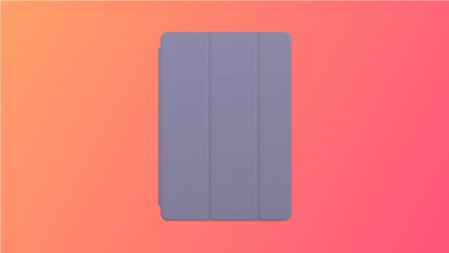 Apple Smart Cover on pink background