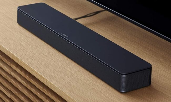Bose soundbar on table