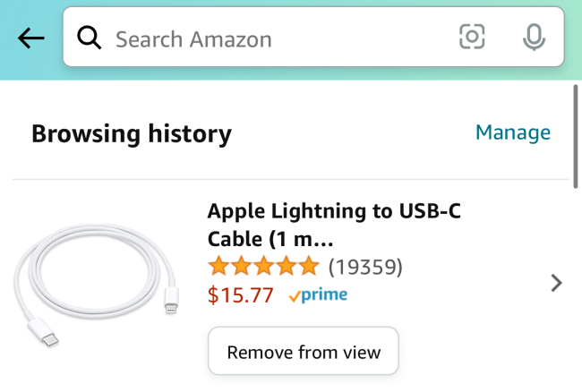 How to See Your Product Viewing History on Amazon