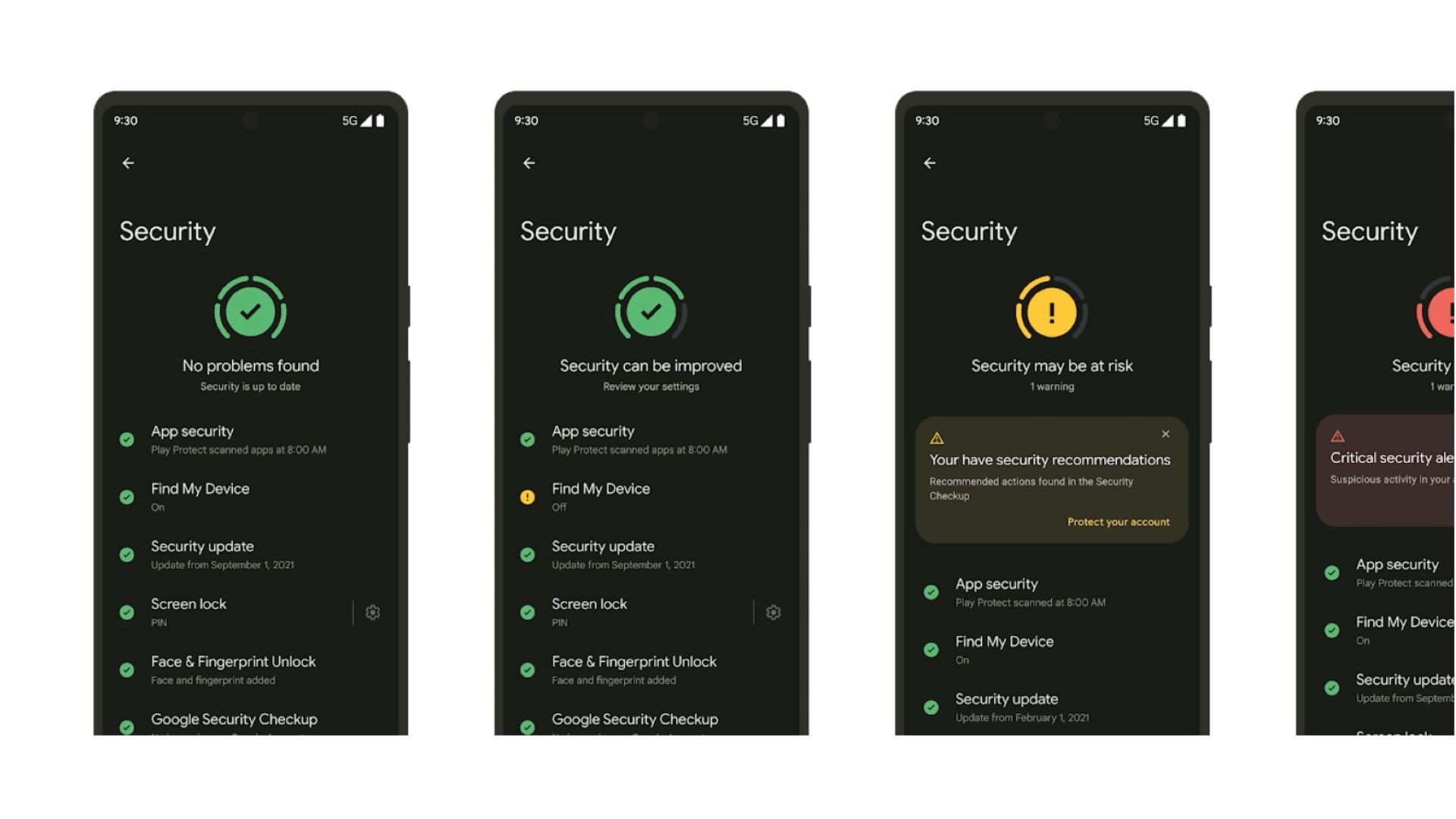 Google Security Hub app