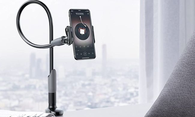 Lamicall phone holder on table
