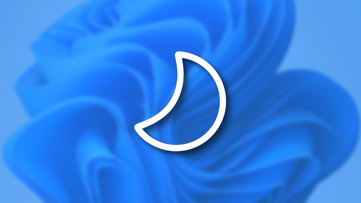 Windows 11 Sleep, Moon, Do Not Distrub Icon