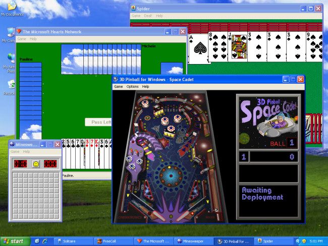 Windows XP Games screenshot
