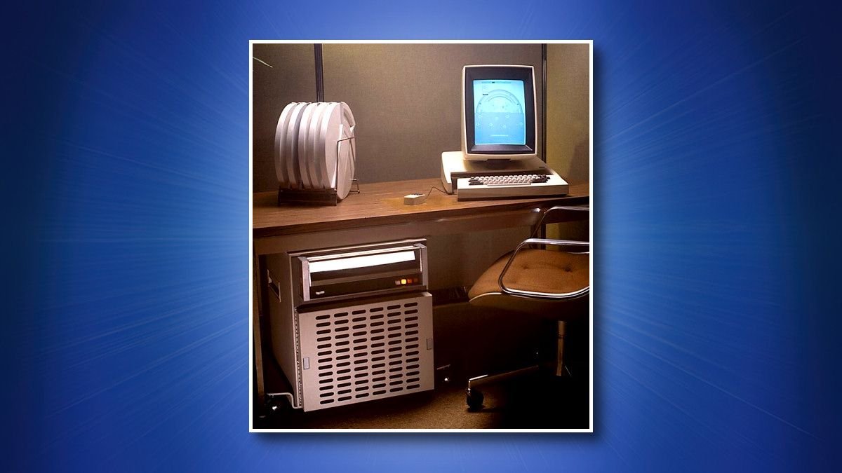 A Photo of a Xerox Alto Computer