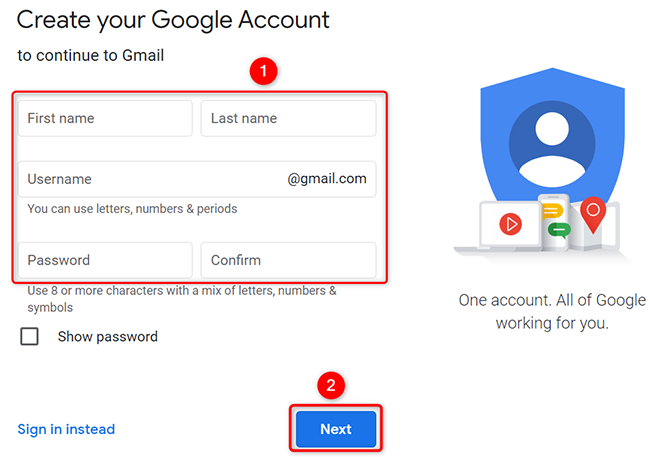 How to Create a Gmail Account