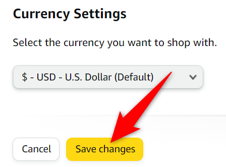 Click "Save Changes"