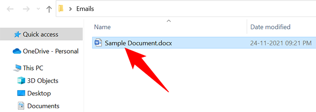 A downloaded Google doc file.