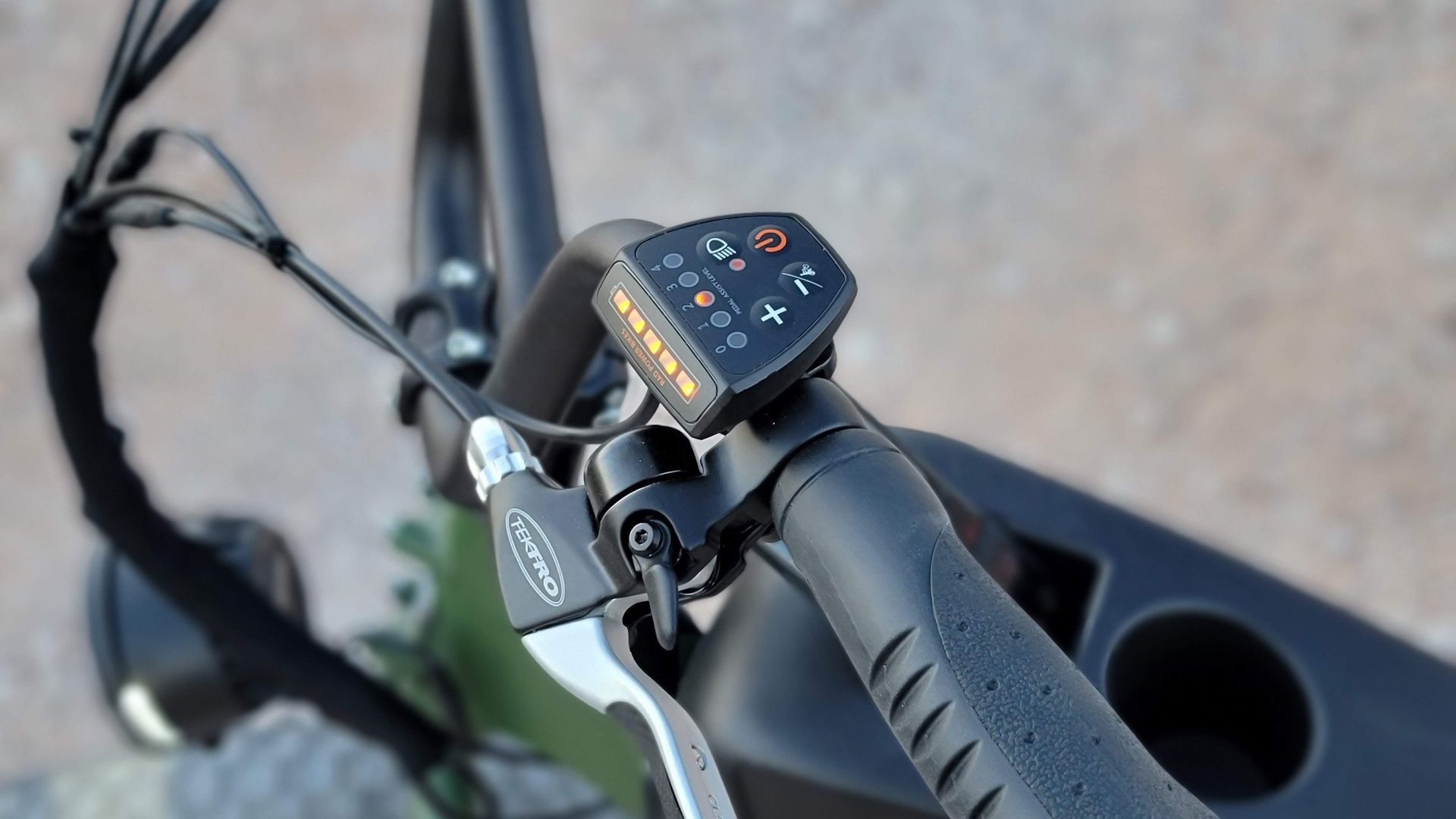 Rad Power Bikes charging and control panel
