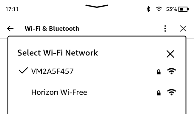 select the wifi network you want to connect to