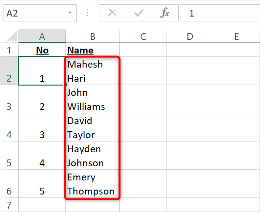 Selected cells' text wrapped in Excel.