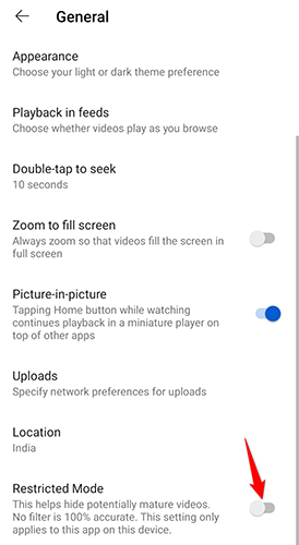 How to Turn Off Restricted Mode on YouTube