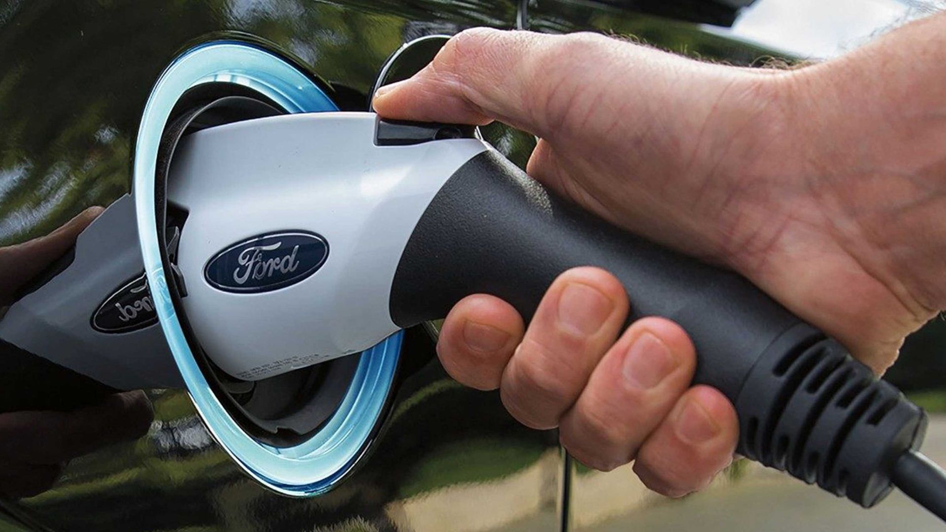 Ford EV charging plug