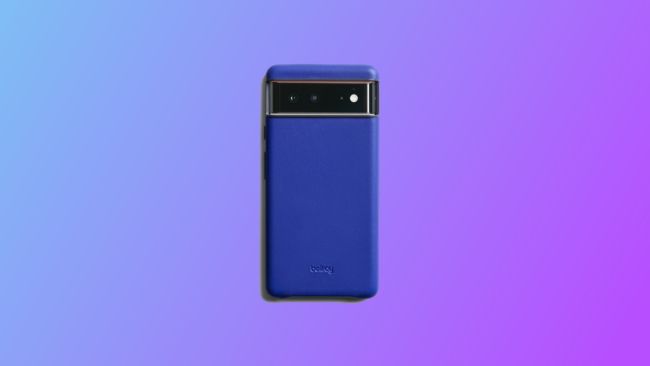 Bellroy case on blue and purple background