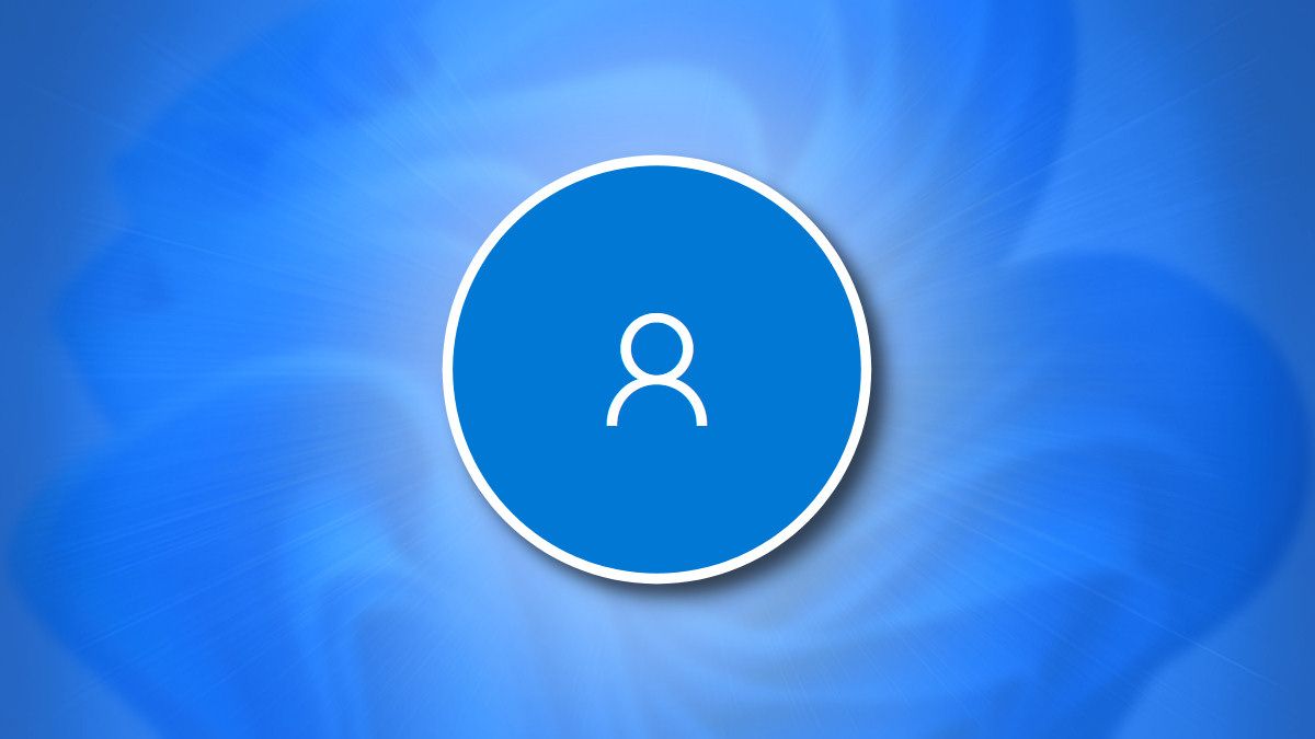 The Microsoft Account Symbol on a blue background