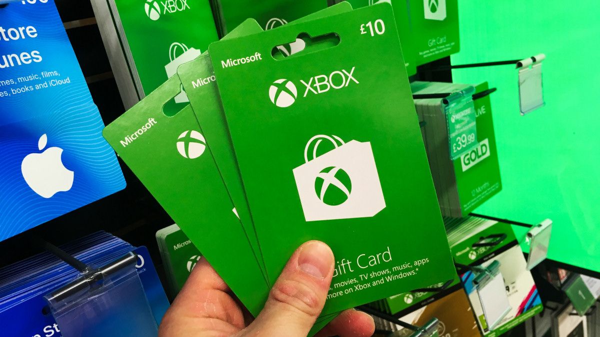 A photo of Xbox gift cards
