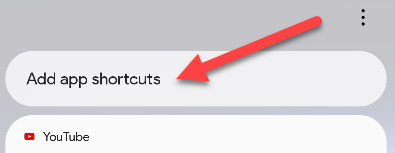 Tap "Add App Shortcuts."