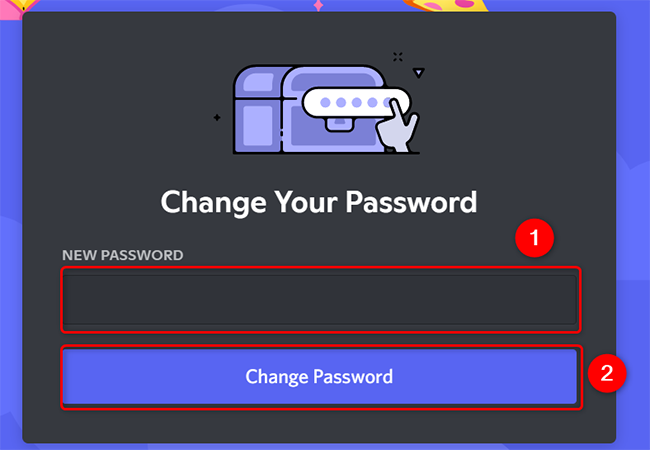 Reset the Discord password on desktop.