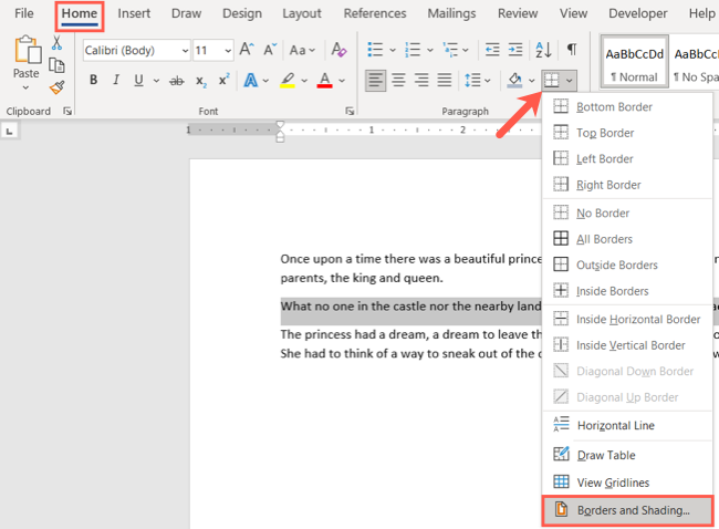 how-to-put-a-border-around-text-in-microsoft-word