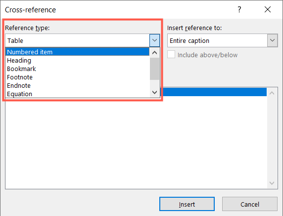 How to Cross-Reference in Microsoft Word