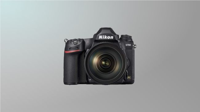 Nikon D780 on grey background