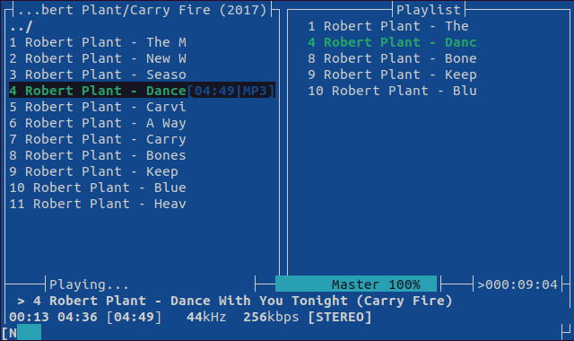 Populating the playlist in MOC