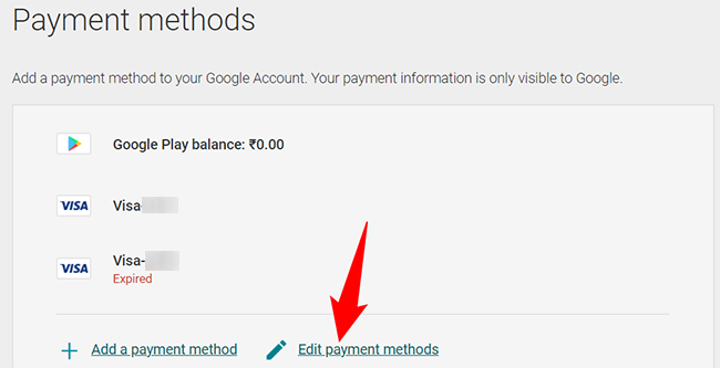 How To Remove A Credit Card Or Other Payment Method From Google Play