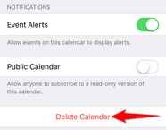 How To Delete Calendars On IPhone