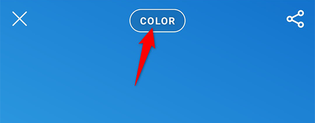 Select "Color" at the top.