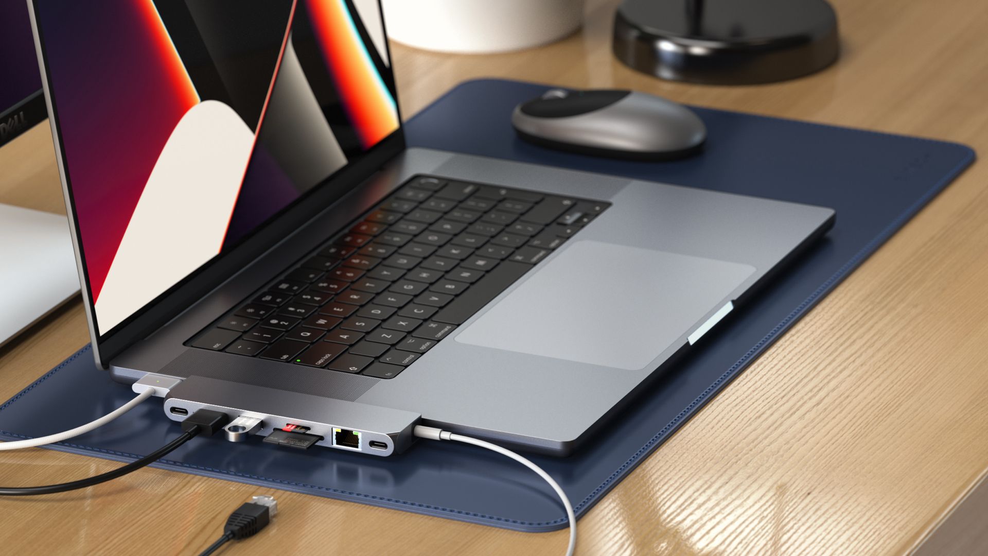 Satechi Pro Hub Max dongle for MacBook