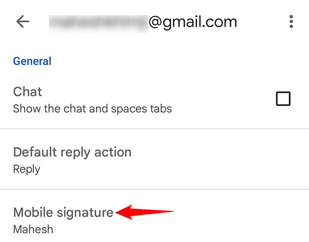 Tap "Mobile Signature."