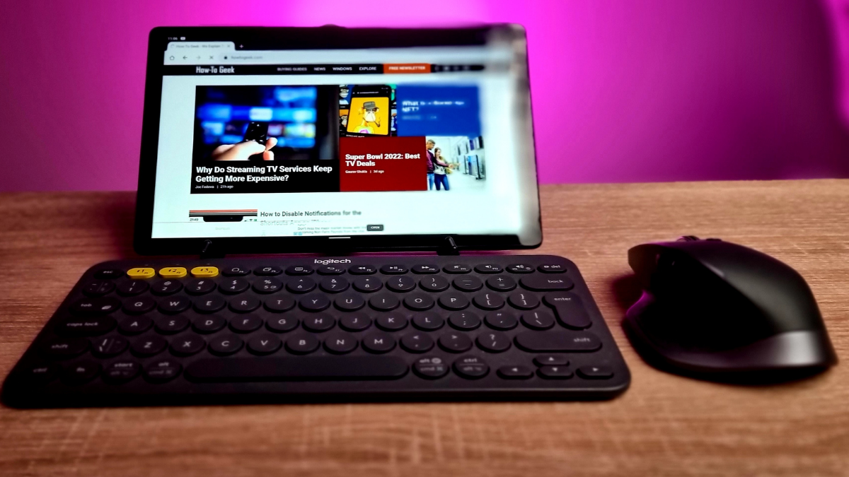 Android Tablet With Mouse and Keyboard