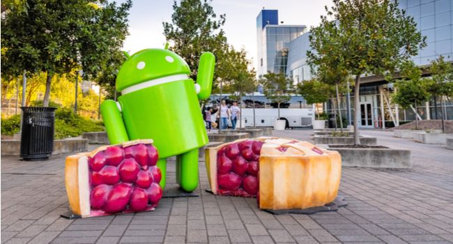 Android statue.