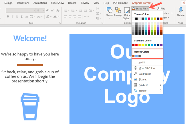 How to Match Colors With the Eyedropper in Microsoft PowerPoint