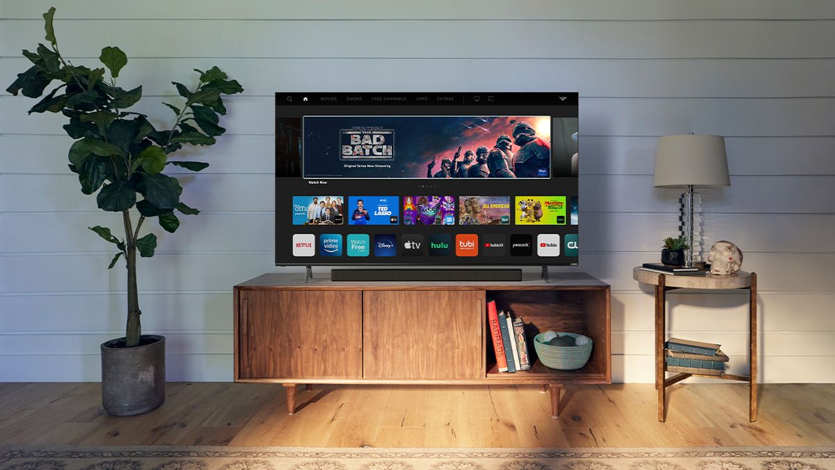 Vizio V-Series 58 Smart TV placed in a living setup