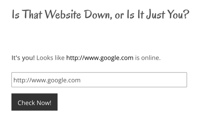 Down.com result