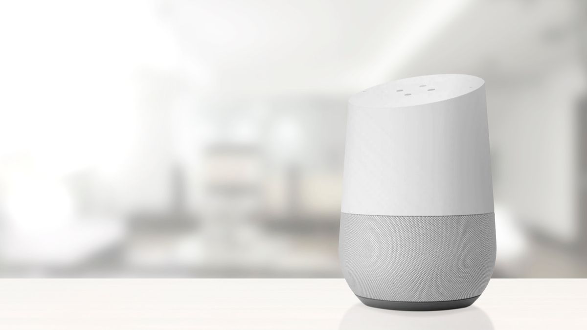 A Google Home Speaker